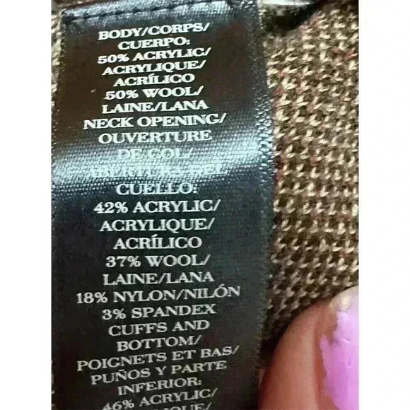 Ann Taylor Leopard Print Womens Sweater S Wool Blend Crewneck Animal Print - Picture 7 of 9